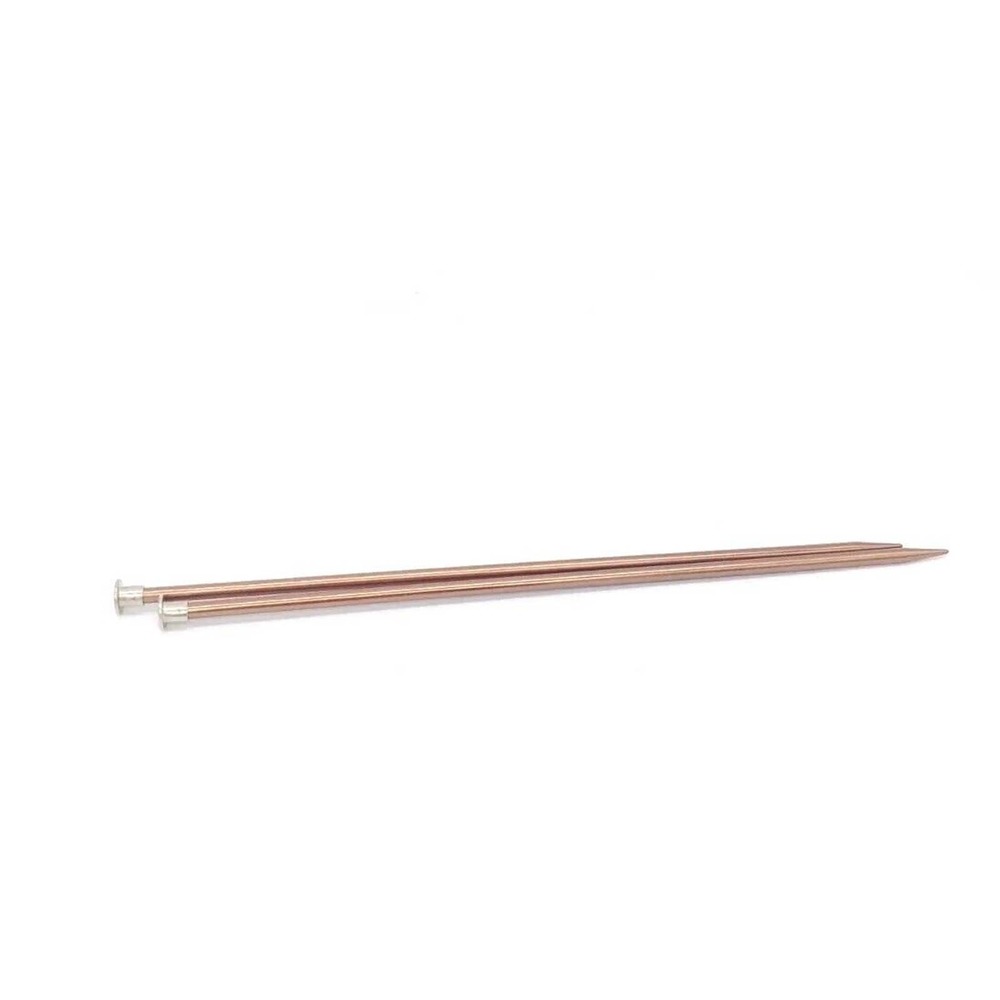 Vintage Aluminum Knitting Needles Boye U.S.A. 8 10" 1 Pair Knit Sewing Sew Craft